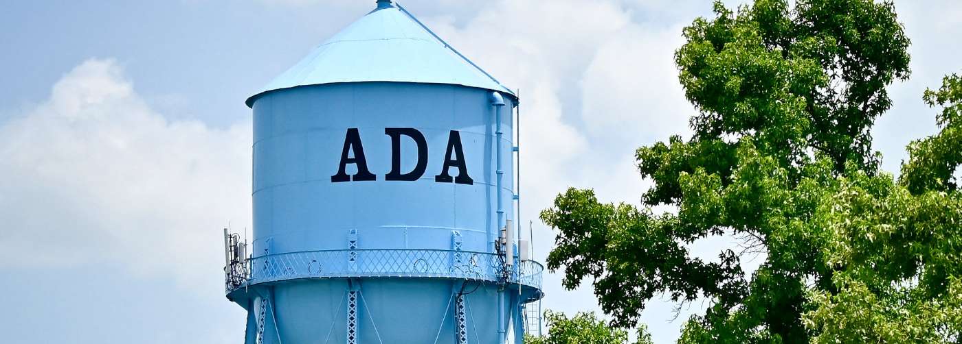 Banner for Ada, OK